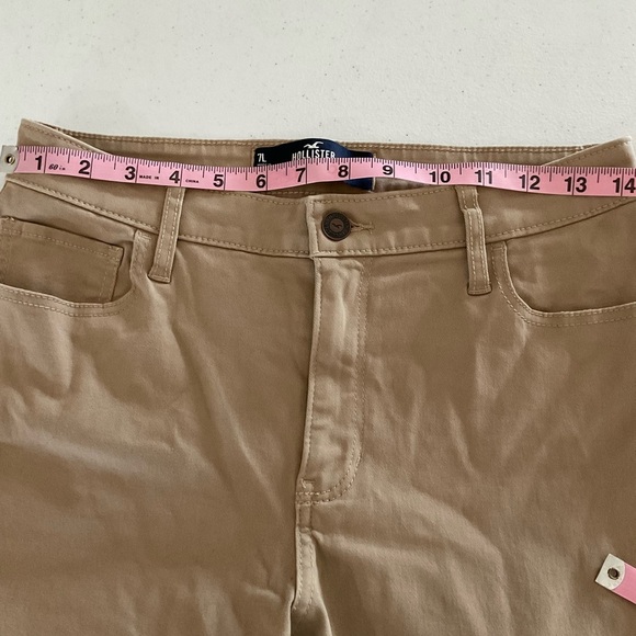 Hollister Jeans High-Rise Super Skinny Khaki Pants Classic Stretch Wmns Size 7L - Picture 4 of 11